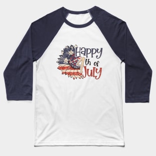 4th of July independence day USA patriotic memorial day T-Shirt Independence Day T-Shirt Baseball T-Shirt